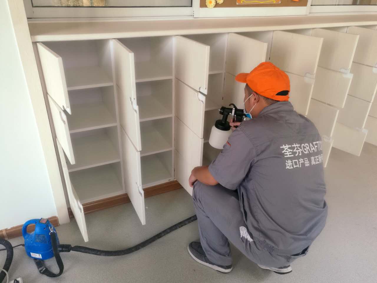 木柜隔檔區域重點噴涂 木柜隔檔區域重點噴涂