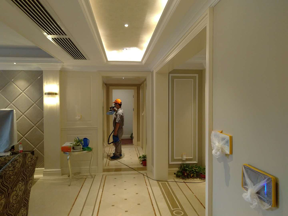 客餐廳過道墻面頂面全方位施工 客餐廳過道墻面頂面全方位施工