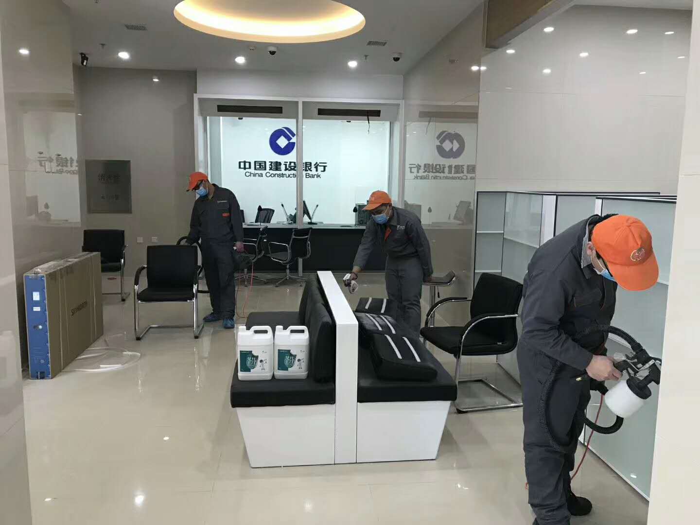 大廳座椅全方位噴涂施工治理 大廳座椅全方位噴涂施工治理