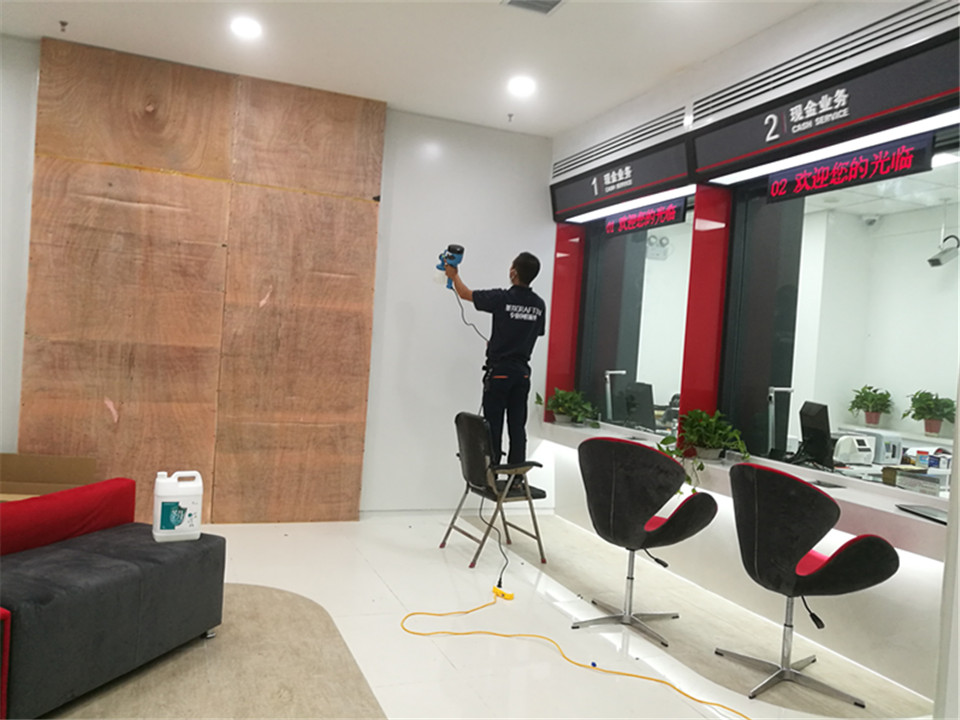 銀行大廳墻面噴槍施工治理 銀行大廳墻面噴槍施工治理