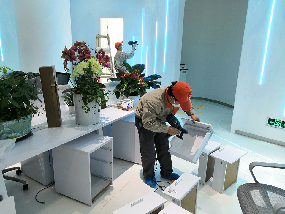 辦公區域柜子精細化施工治理甲醛 辦公區域柜子精細化施工治理甲醛