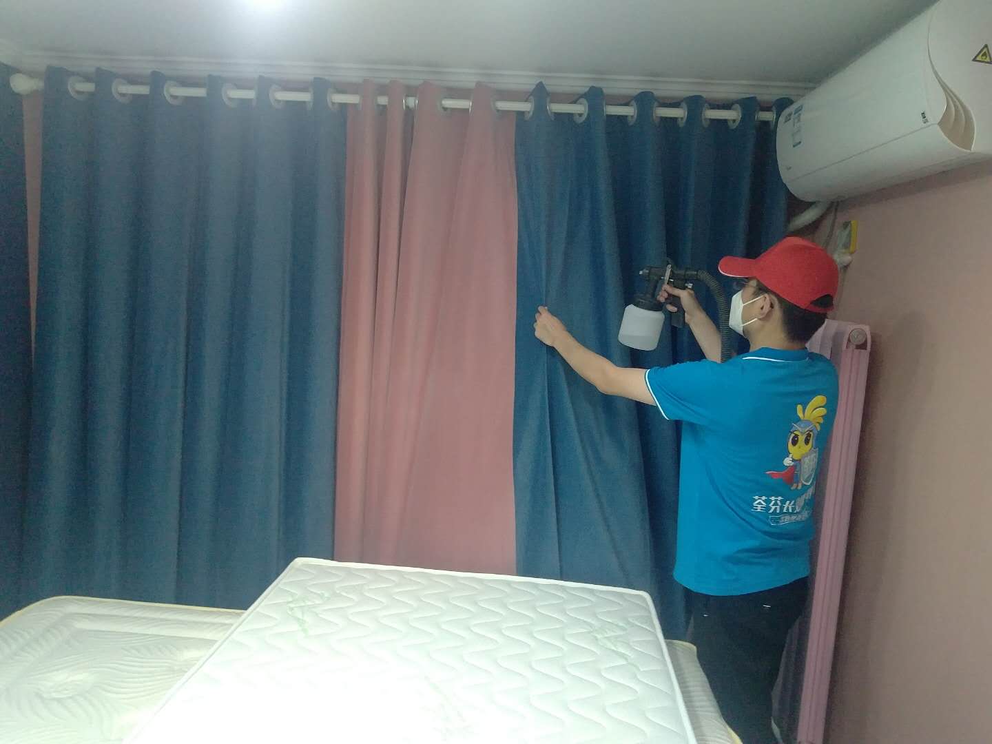 窗簾布藝噴涂施工治理甲醛 窗簾布藝噴涂施工治理甲醛