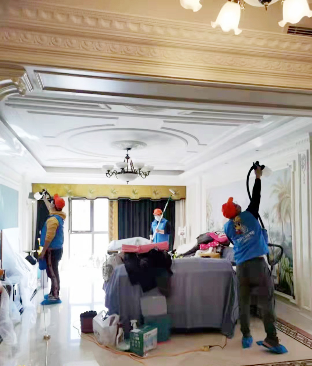 客餐廳噴槍滾筒施工治理甲醛 客餐廳噴槍滾筒施工治理甲醛