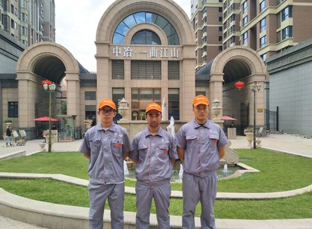 中冶·一曲江山小區荃芬除甲醛施工案例