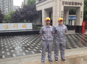 書香路萬科城小區除甲醛施工案例