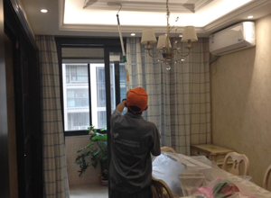 中海紫御華府小區除甲醛施工案例