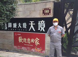 金地湖城大境小區荃芬除甲醛施工案例