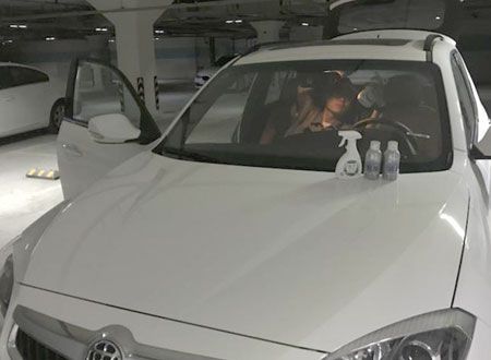 中華V5車內荃芬除甲醛施工案例