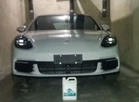 保時(shí)捷汽車荃芬除甲醛施工案例