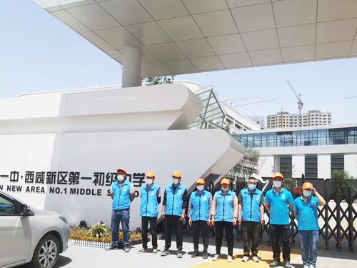 高新一中.西咸新區第一初級中學施工案例