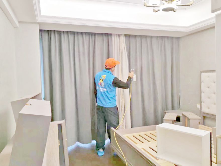 藍光公園華府除甲醛施工案例